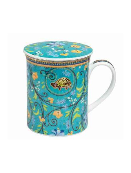 Achetez Tisanière Clara 3 pièces en Porcelaine 300 ml à l'herboristerie Louis Image principale de Tisanière Clara 3 pièces en Porcelaine 300 ml