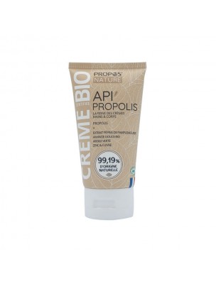 Image de Crème à la Propolis Bio - Cicatrisation et Réparation 100 ml - Propos Nature via Gel Aloé vera Bio - Hydrate 250 ml - Puraloe