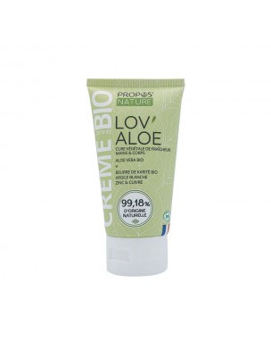 Image de Organic Aloe Vera Cream - Face & Body 100 ml - Aloe Vera Propos Nature depuis Face and body care with Aloe vera