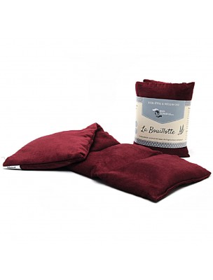 Image de Organic Cotton and Wheat Bouillotte Red Bordeaux - Comfort and Well-being Eco-Conseils depuis Order the products Eco-Conseils at the herbalist's shop Louis