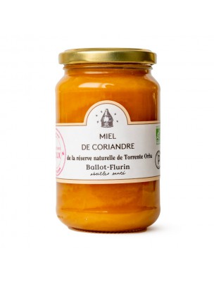 Image de Miel de Coriandre Bio 480g - Miel Rare - Ballot-Flurin depuis Produits de phytothérapie pour renforcer votre système immunitaire avec la ruche (3)