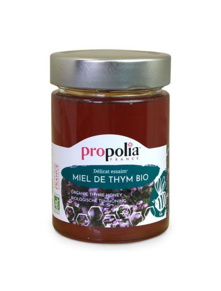 Image principale de la modale pour Miel de Thym Bio - Miel Parfumé et Fleuri 400g - Propolia