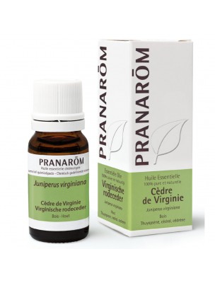 Image de Cedar of Virginia - Juniperus virginiana 10 ml Pranarôm via Buy Lemongrass Organic - Essential oil pearls