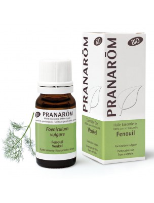 Image de Fenouil Bio - Huile essentielle Foeniculum vulgare 10 ml - Pranarôm via Carvi - Huile essentielle 10ml - Pranarôm