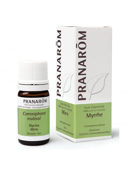 Achetez Myrrhe - Huile essentielle de Commiphora molmol 5 ml - Pranarôm à l'herboristerie Louis Image principale de Myrrhe - Huile essentielle de Commiphora molmol 5 ml - Pranarôm