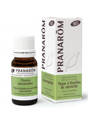 Image de Thym à sarriette Bio - Huile essentielle Thymus satureioides 10 ml - Pranarôm depuis Résultats de recherche pour "cade-huile-essentielle"