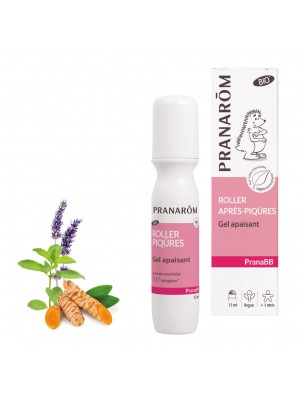 Image de Pranabb Roller Piqûres Bio - Gel Apaisant naturel 15 ml - Pranarôm via Pranabb Roller Anti-Moustiques Bio - Pranarôm