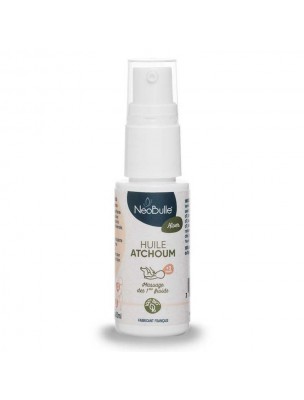 Image de Atchoum Bio - Huile de Massage Bébé 20 ml - Néobulle depuis Votre panier de plantes naturelles et bio à l'herboristerie Louis