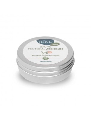 Image de Baume Pectoral Atchoum Bio - Baume Pectoral pour les Enfants 50g - Néobulle via Synergie pour Diffuseur Hiver Bio - Complexe 10 ml