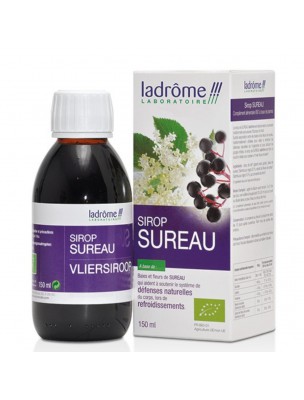 Image de Sirop de Sureau Bio - Défenses naturelles 150 ml - Ladrôme depuis Commandez les produits Ladrôme à l'herboristerie Louis