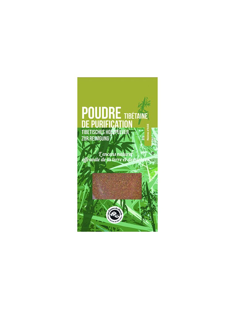 Image principale de la modale pour Poudre Tibétaine de Purification - Recette traditionnelle 40 g - Les Encens du Monde