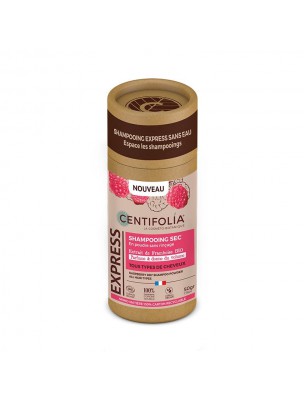 Image de Shampooing Sec Sans Rinçage Bio - Framboise 50 g - Centifolia depuis Shampoings naturels pour des cheveux sains