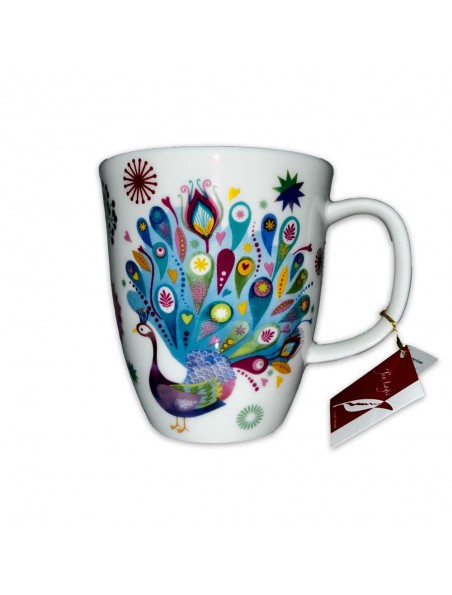 Image principale de Mug Paon en Porcelaine 350 ml