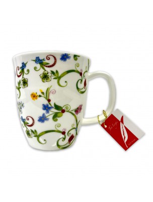 Image de Mug Fleurette in Porcelain 350 ml via Buy Autumn Organic - Herbal Blend -