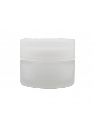 Image de Pot en Verre Dépoli de 50 ml pour crèmes et baumes depuis Huile de Ricin Bio - Huile végétale de Ricinus communis - Bioflore