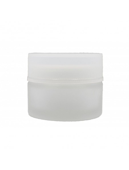 Achetez Pot en Verre Dépoli de 50 ml pour crèmes et baumes à l'herboristerie Louis Image principale de Pot en Verre Dépoli de 50 ml pour crèmes et baumes
