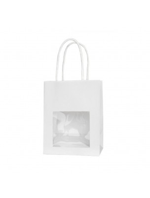 Image de Sac Vitrine Kraft Blanc - Petit modèle - Emballages Cadeaux depuis Offrez des cadeaux naturels et bien-être | Produits de phytothérapie