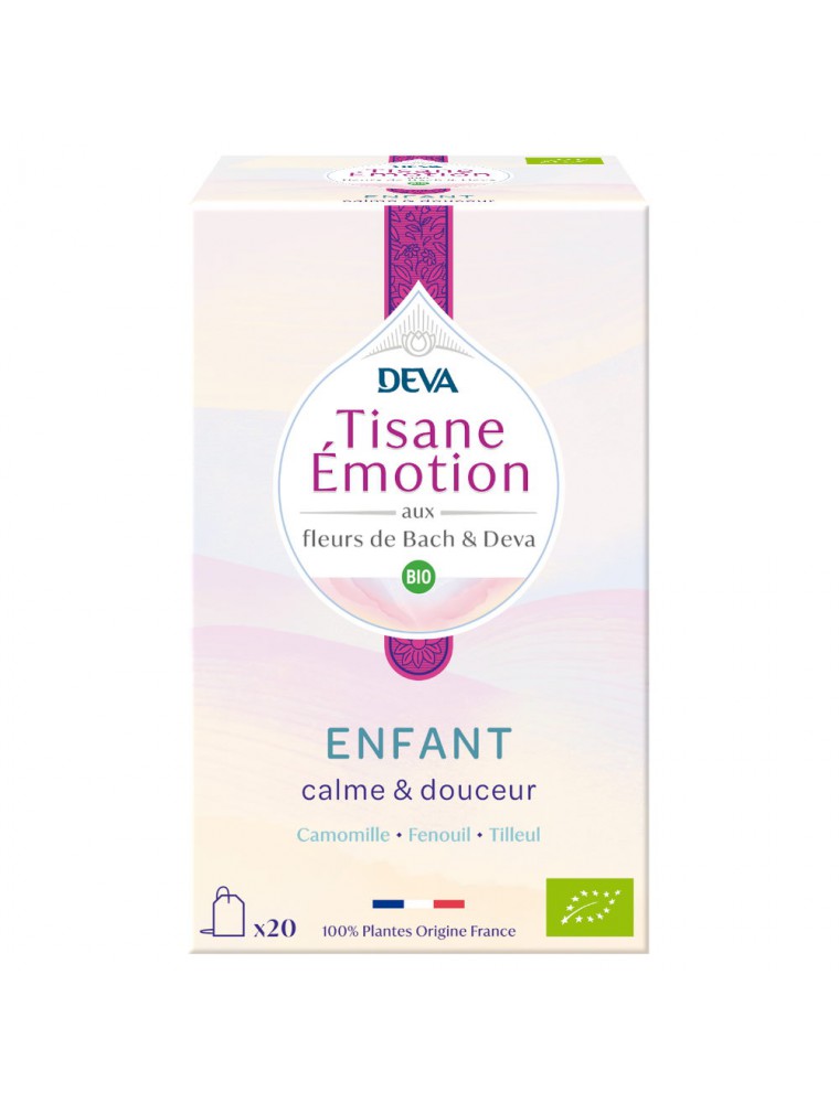 Image principale de la modale pour Enfant Bio - Tisane Emotion 20 sachets - Deva