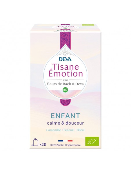 Image principale de Enfant Bio - Tisane Emotion 20 sachets - Deva