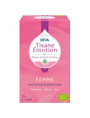 Image de Femme Bio - Tisane Emotion 20 sachets - Deva via Mimulus Orangé Bio - Elixir floral 15 ml - Deva