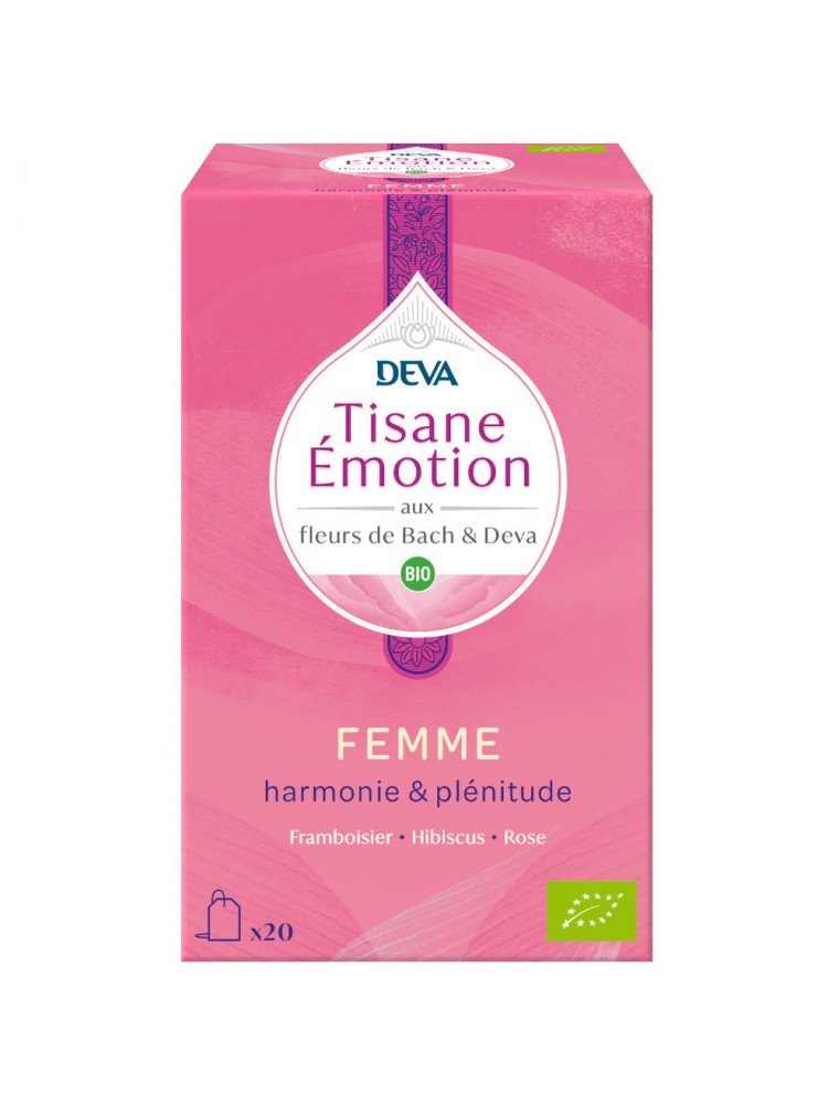 Image principale de la modale pour Femme Bio - Tisane Emotion 20 sachets - Deva