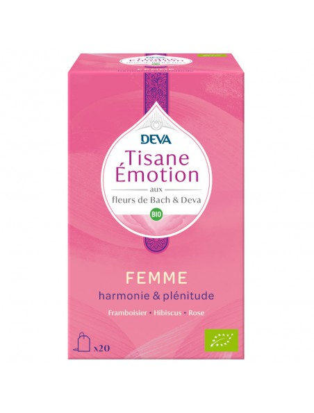 Image principale de Femme Bio - Tisane Emotion 20 sachets - Deva