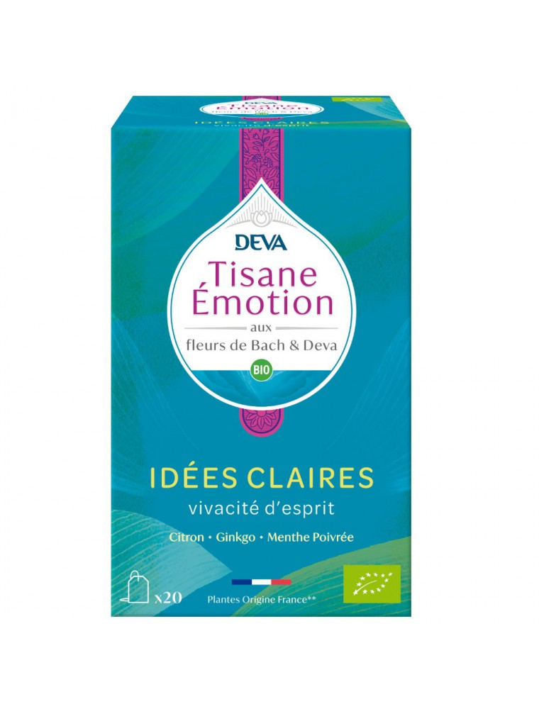 Image principale de la modale pour Idées Claires Bio - Tisane Emotion 20 sachets - Deva