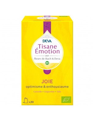 Image de Joie Bio - Tisane Emotion 20 sachets - Deva depuis Achetez les produits Deva à l'herboristerie Louis (3)