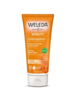Image de Nourishing Shower Cream with Sea Buckthorn - Tone and Vitality 200 ml Weleda depuis Buy our natural and organic shower gels