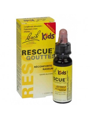 Image de Rescue Remedy Kids Drops - Children's Stress 10 ml - Flower Remedy Bach Original depuis Search results for "rescue original" in "Bach"