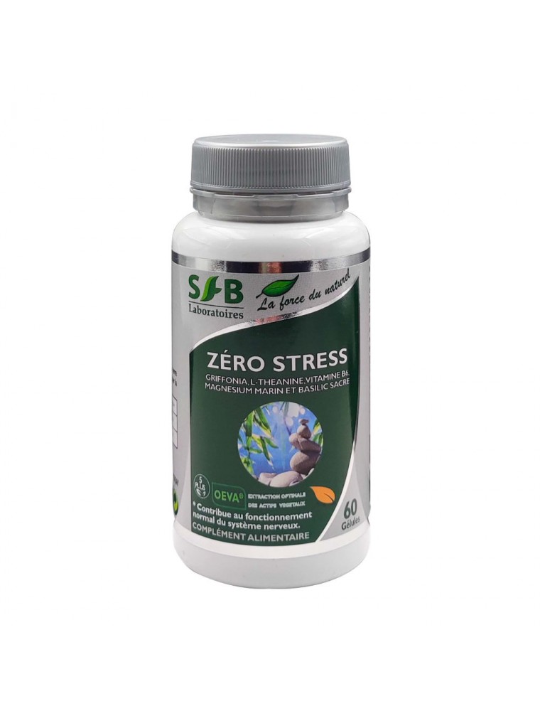 Image principale de la modale pour Zéro stress - Stress et fatigue 60 gélules - SFB Laboratoires