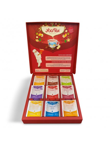 Organic Selection Box - Ayurvedic infusions assortment 45 bags - Yogi Tea