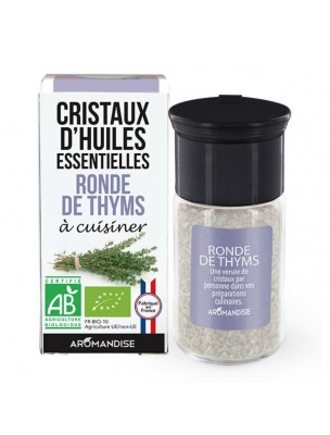 Image de Ronde de Thyms Bio - Cristaux d'huiles essentielles - 10g depuis Achetez les produits Cristaux d'huiles essentielles à l'herboristerie Louis