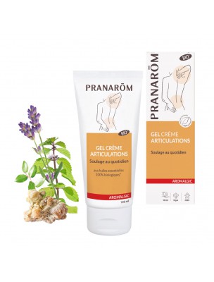 Image de Aromalgic Organic Cream Gel - Joints 100 ml - (in French) Pranarôm depuis Synergies of essential oils for joints