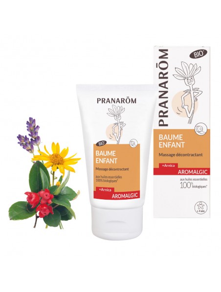 Image principale de Baume Enfant Aromalgic Bio - Massage Réconfortant 40 ml - Pranarôm