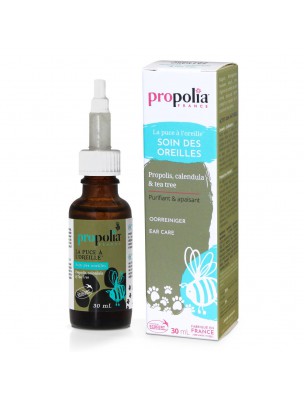 Image de Organic Ear Care - Purifying and Soothing for Cats and Dogs 30 ml - Propolia depuis Buy Propolia products at the herbalist shop Louis