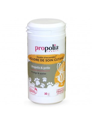 Image 59352 supplémentaire pour Poudre de Soin Cutané Bio - Protecteur et Apaisant pour les Chiens et les Chats 30g - Propolia