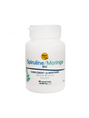 Image de Spiruline - Moringa Bio - Tonus 60 comprimés - Nature et Partage depuis Spiruline bio de qualité supérieure en vente en ligne