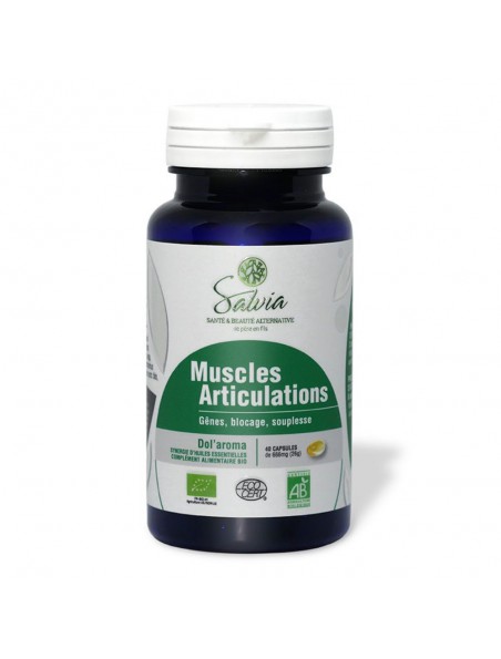 Image principale de Dol'aroma Bio - Muscles et Articulations 40 capsules d'huiles essentielles - Salvia