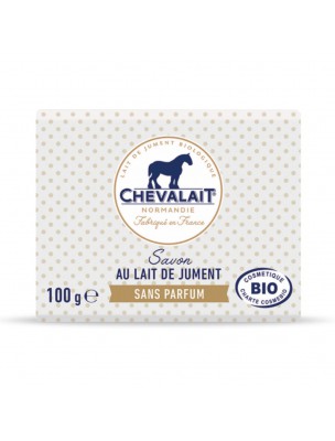 Image de Savon Sans Parfum au Lait de Jument Bio - Peaux Fragiles 100g - Chevalait depuis Résultats de recherche pour "Lait de Jument "