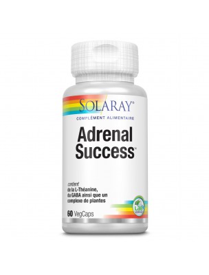 Image de Adrenal Success - Stress et Sommeil 60 capsules - Solaray via Tisane Sérénité N°1 Relaxation - 100g