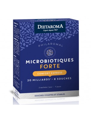 Image 59620 supplémentaire pour Microbiotiques Forté Philaromal - Ferments lactiques 14 sachets - Dietaroma