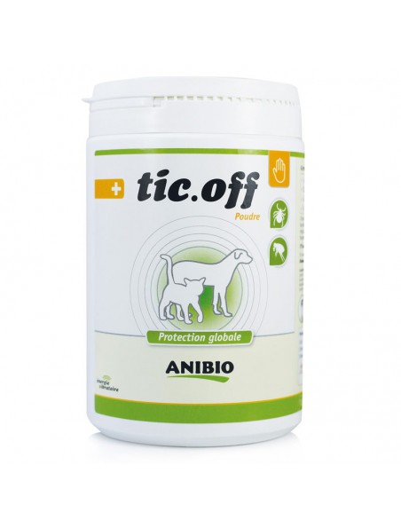 Tic-off en poudre - Protection tiques et puces 500 g - AniBio