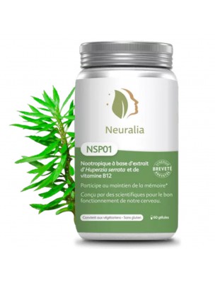 Image de NSP01 - Mémoire et Neuroprotection 60 gélules - Neuralia via Huile essentielle de Ciste Ladanifère Bio - Ad Naturam