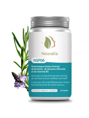 Image de NSP06 - Sommeil et Neuroprotection 60 gélules - Neuralia via Complément alimentaire NSP19 - Ménopause et Neuroprotection - Neuralia