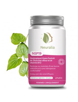 Image de NSP19 - Ménopause et Neuroprotection 60 gélules - Neuralia depuis Achetez les produits Neuralia à l'herboristerie Louis