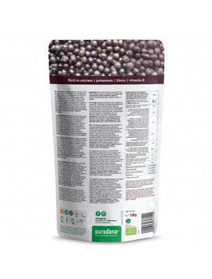 Image 59843 supplémentaire pour Baies d'Açai en poudre Bio - Vitamines A et C SuperFoods 100g - Purasana