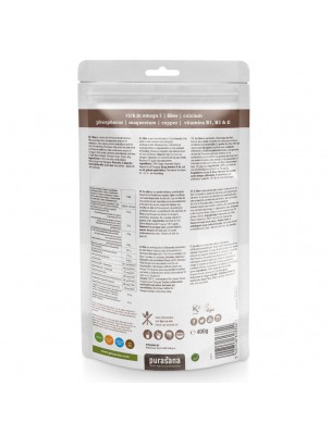 Image 59862 supplémentaire pour Graines de Chia Bio - Fibres et Nutriments SuperFoods 400g - Purasana