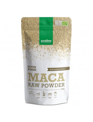 Image de Maca Bio - Tonus et Vitalité SuperFoods 200 g - Purasana via Spiruline en poudre Bio - SuperFoods Purasana