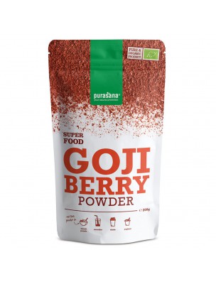 Image de Organic Goji Berry Powder - Vitality Superfoods 200 g - Purasana depuis Stimulate children's growth naturally